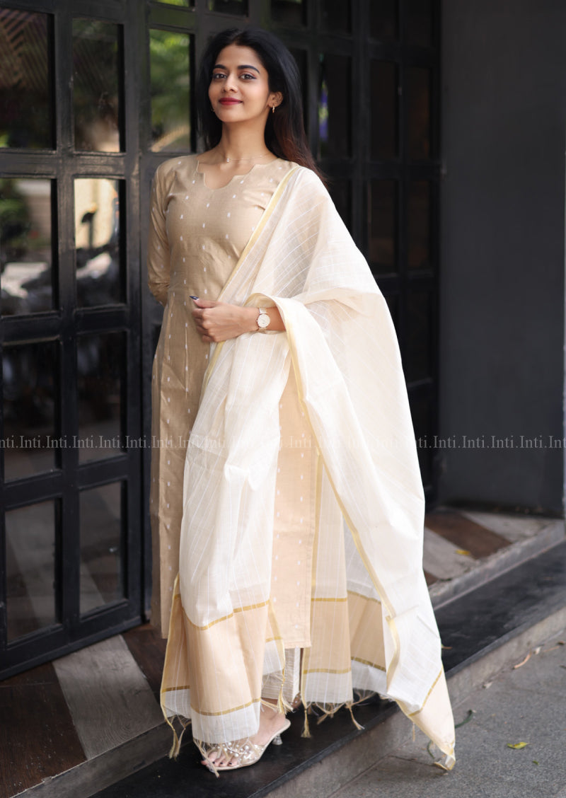 Soft Gold Story Salwar Suit