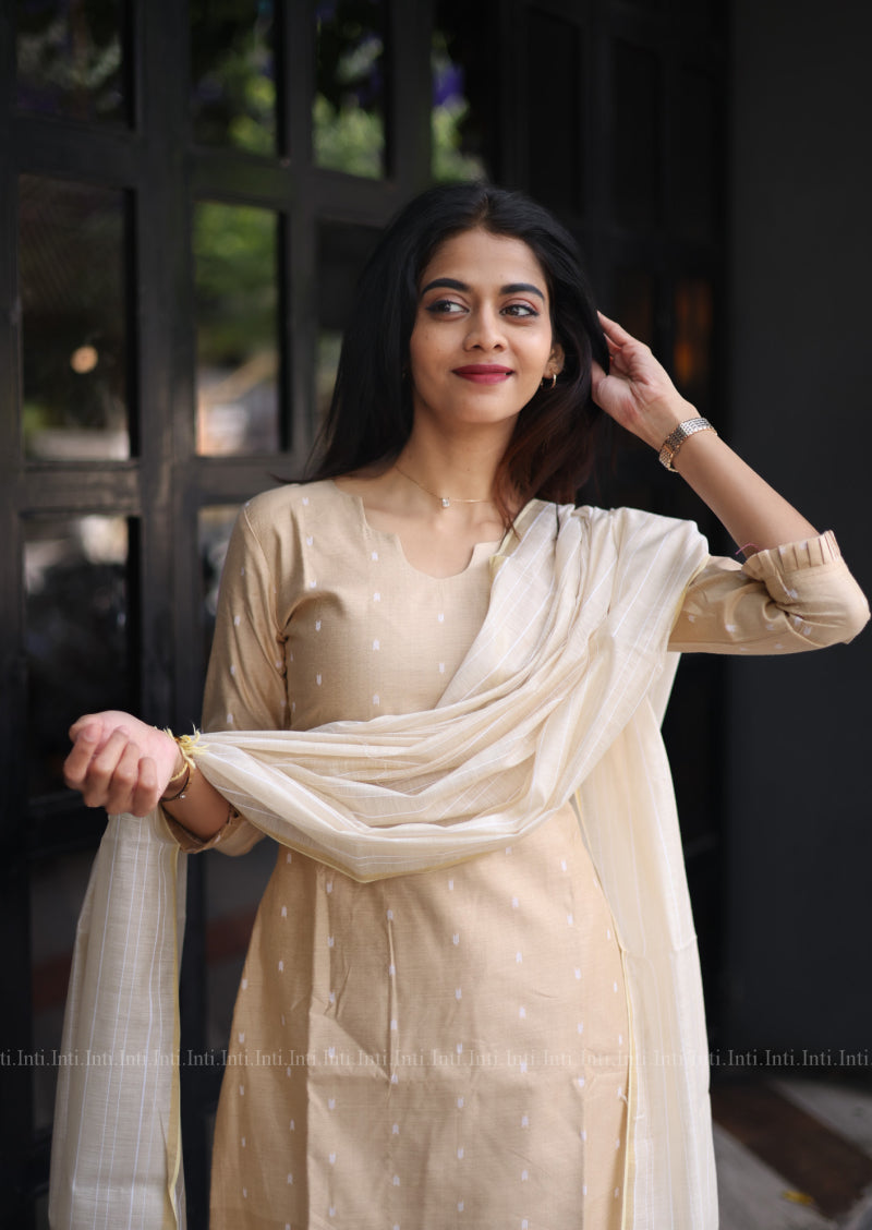 Soft Gold Story Salwar Suit