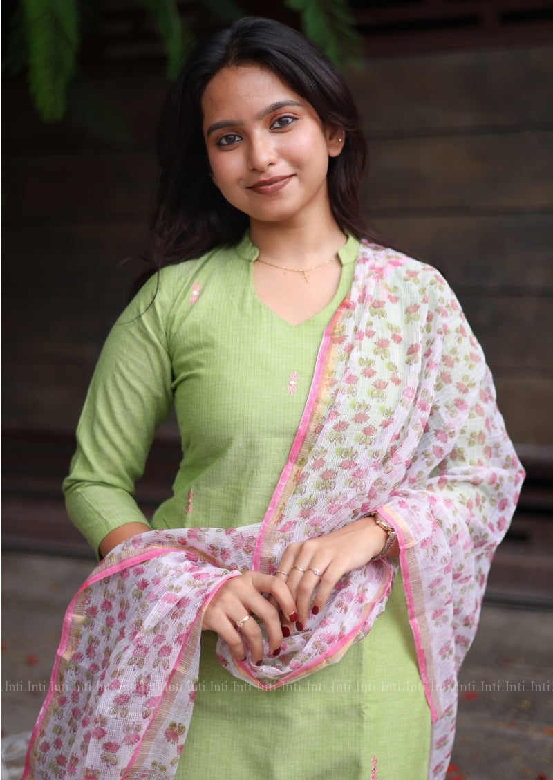 Spring Glance Whimsy Top & Dupatta Set