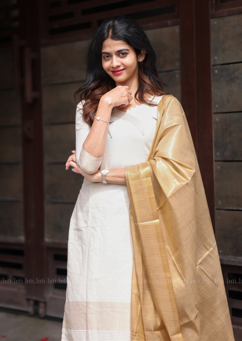 Swarnamalai Top & Dupatta Set