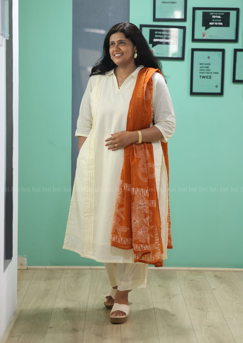 Vanilla Rust Salwar Suit