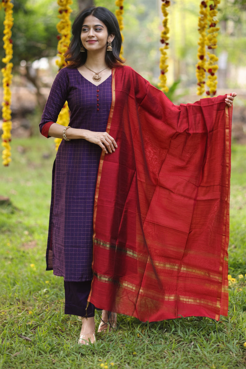 Winefall Vale Salwar Suit
