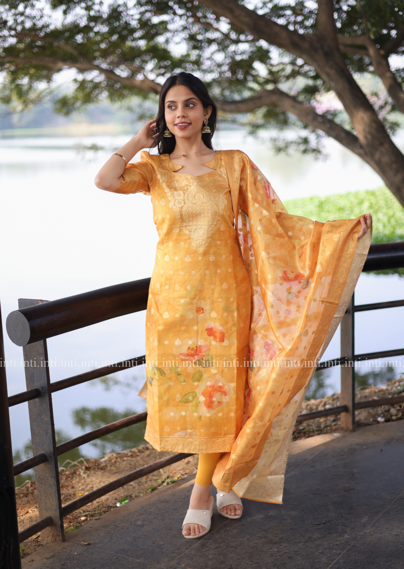 Golden Hour Top & Dupatta Set