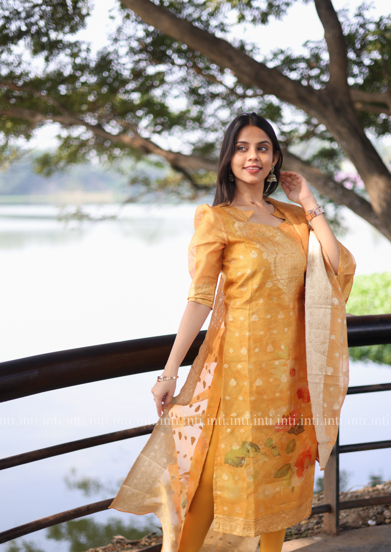 Golden Hour Top & Dupatta Set
