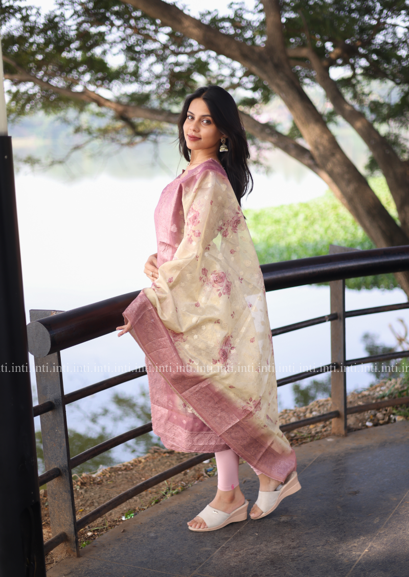 Lilac Haze Top & Dupatta Set