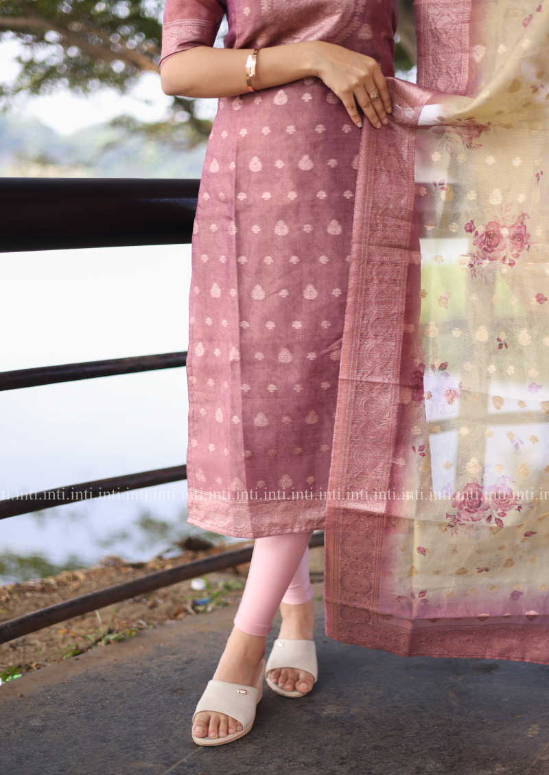 Lilac Haze Top & Dupatta Set