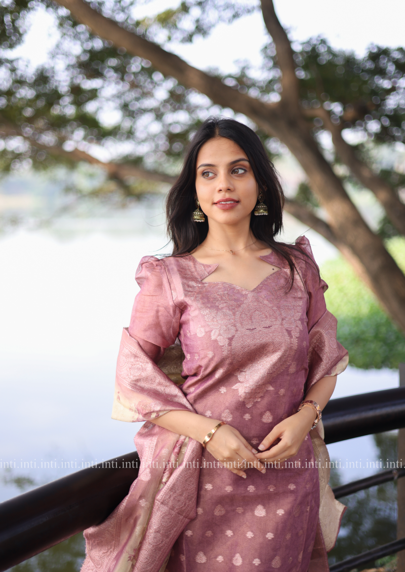 Lilac Haze Top & Dupatta Set