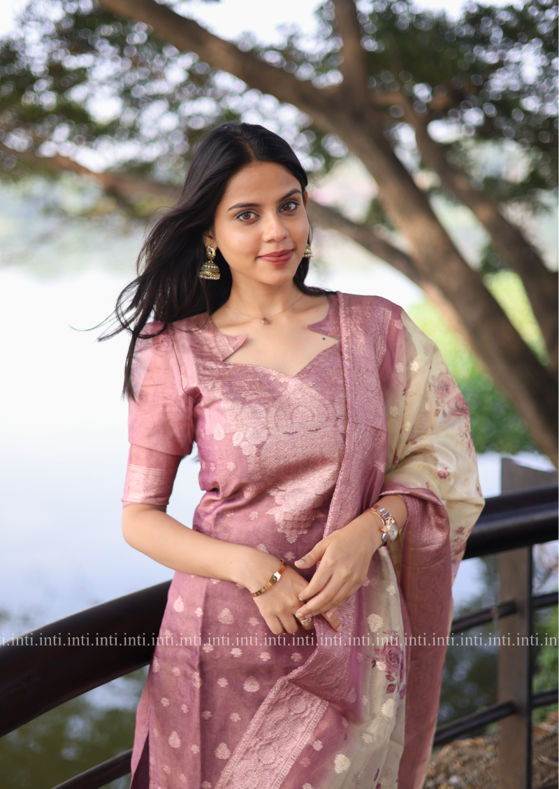 Lilac Haze Top & Dupatta Set