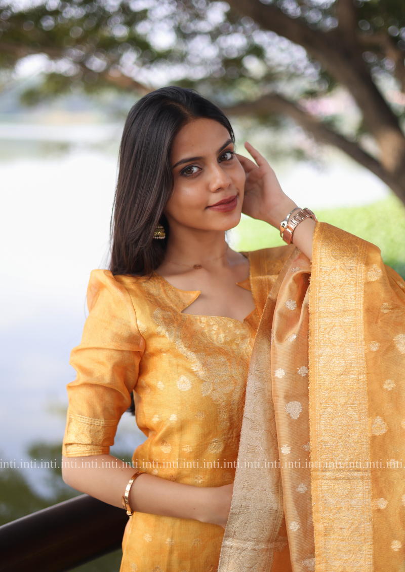 Golden Hour Top & Dupatta Set