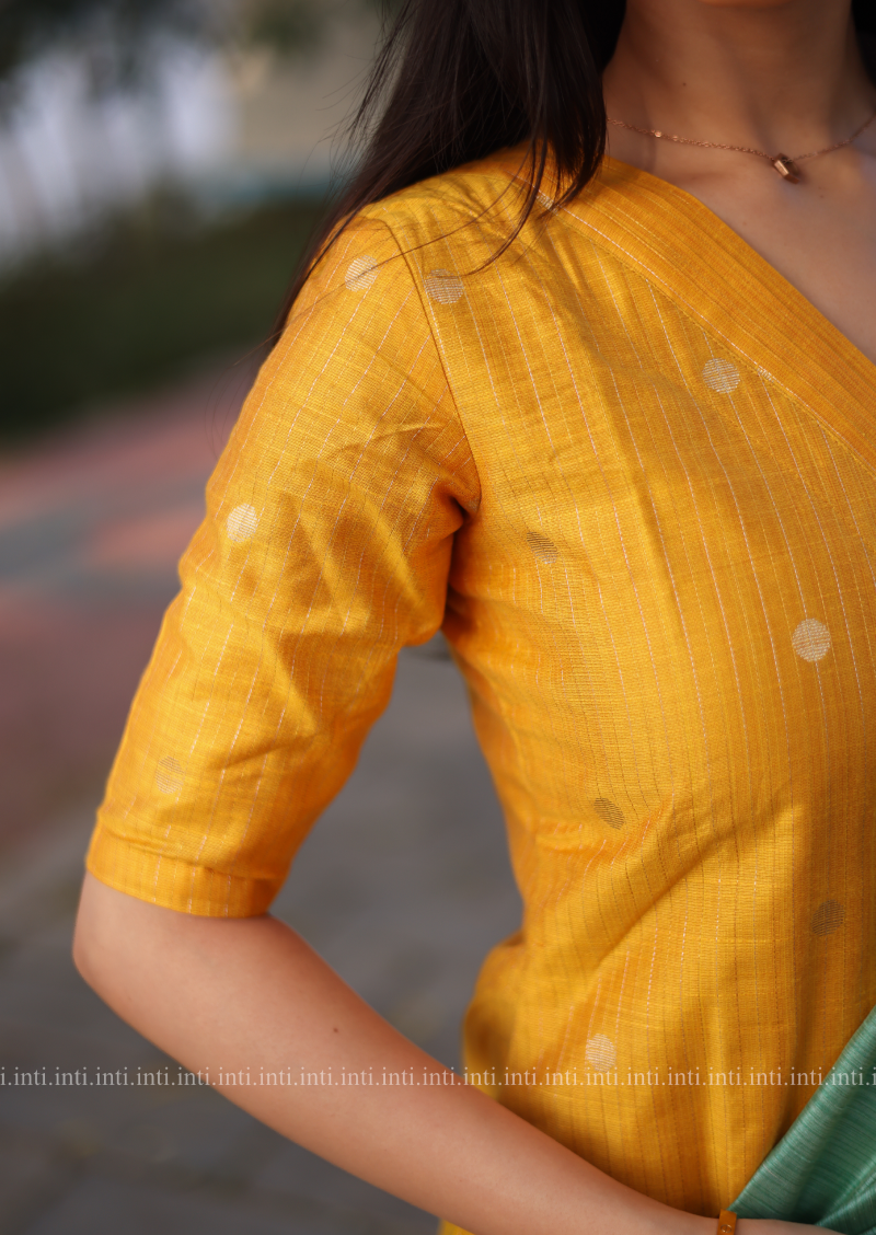 Yellow Delight Top & Dupatta Set