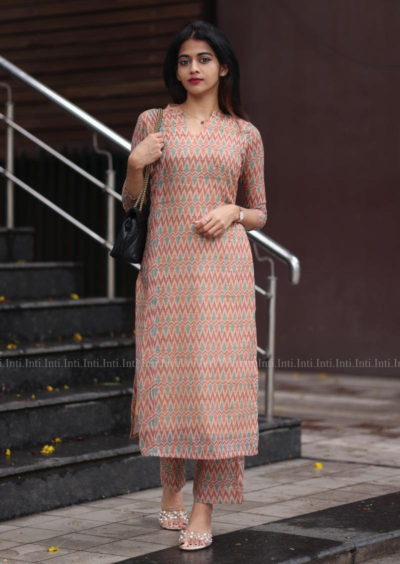 Brown Eclair Top & Pant Set