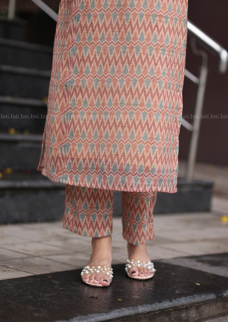 Brown Eclair Top & Pant Set