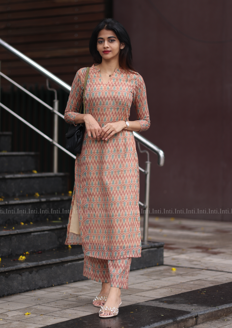 Brown Eclair Top & Pant Set