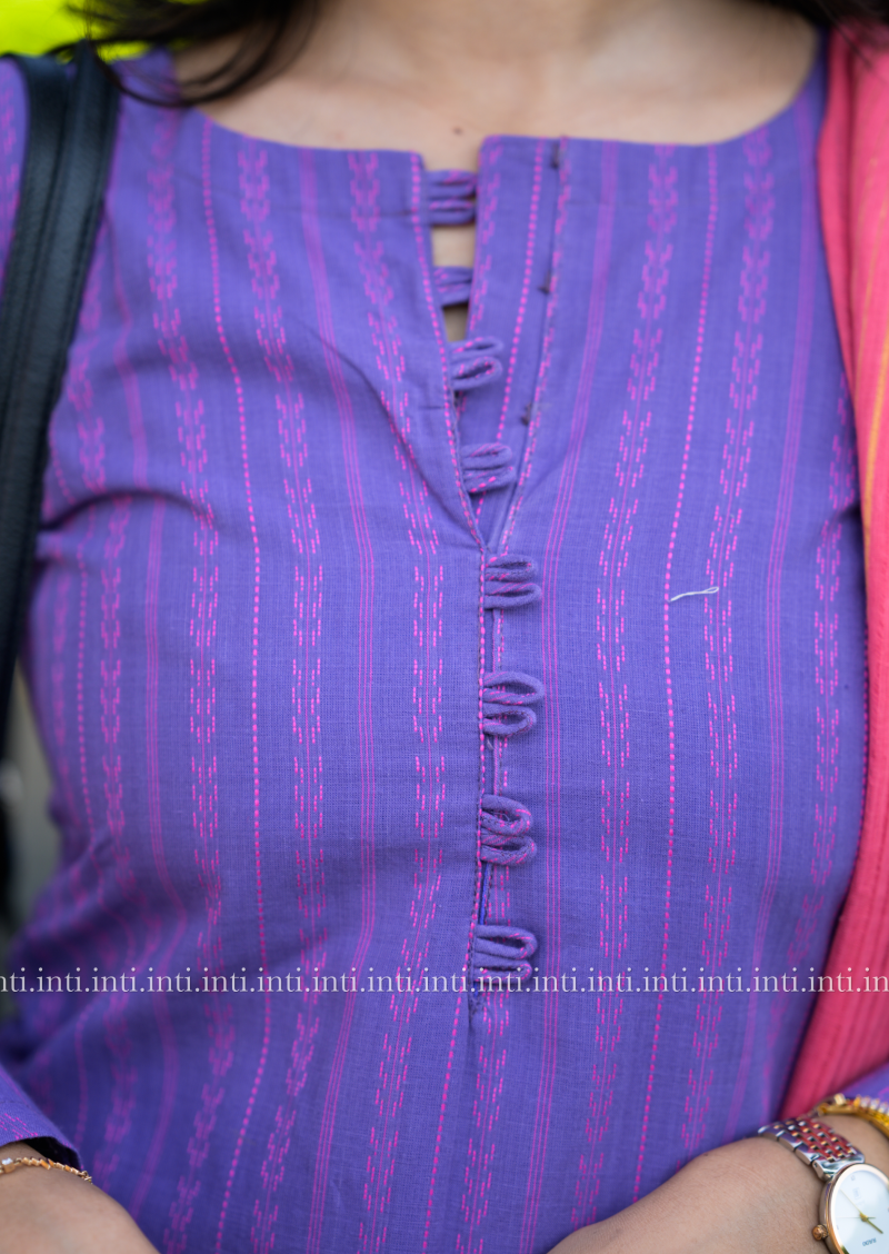 Violet Rose Top and Dupatta Set