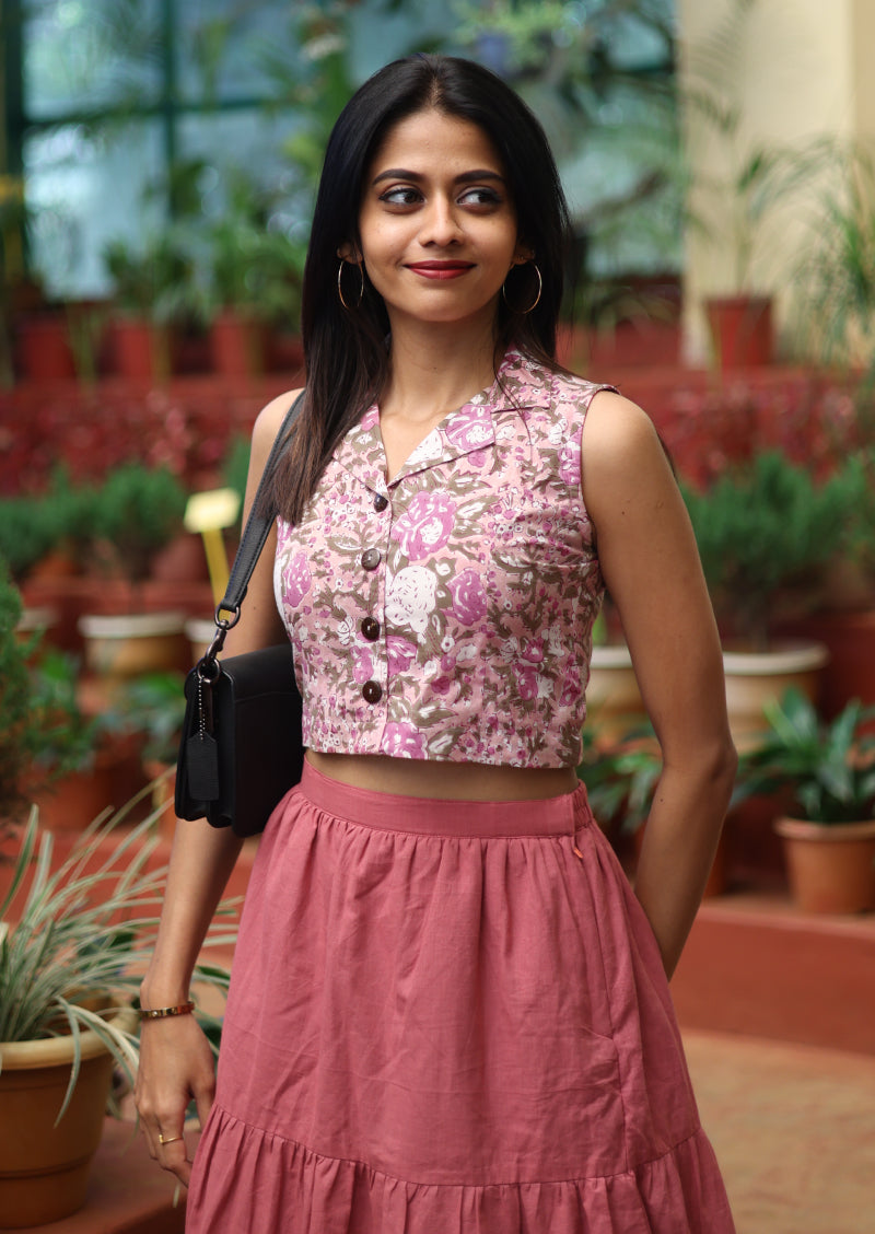 Berry Rose Crop Top ONLY