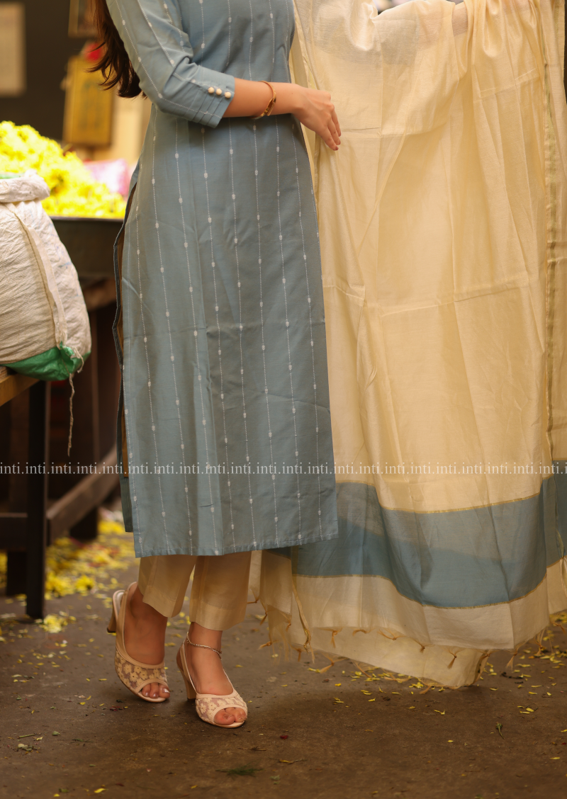 Heritage Blue Salwar Suit