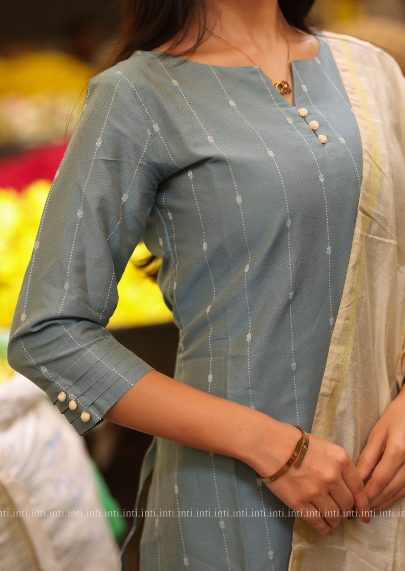 Heritage Blue Salwar Suit