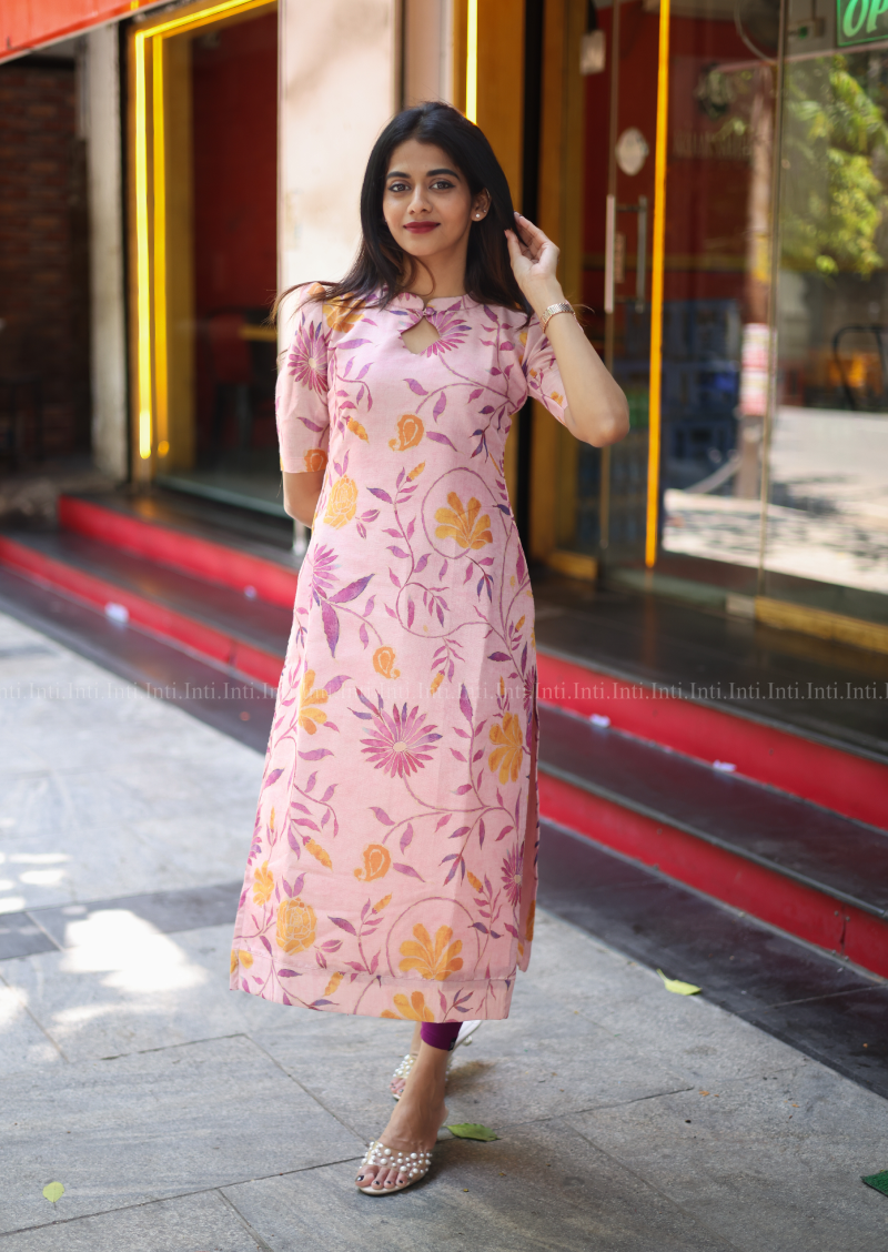Hushed Plum Kurti