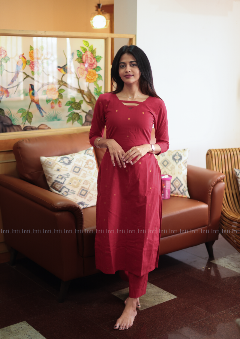 Lady in Red Top & Pant Set
