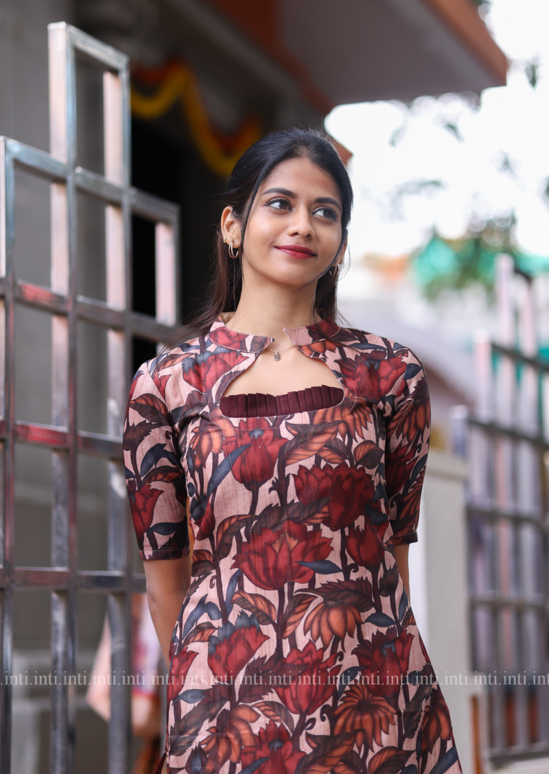 Majestic Maroon Kurti