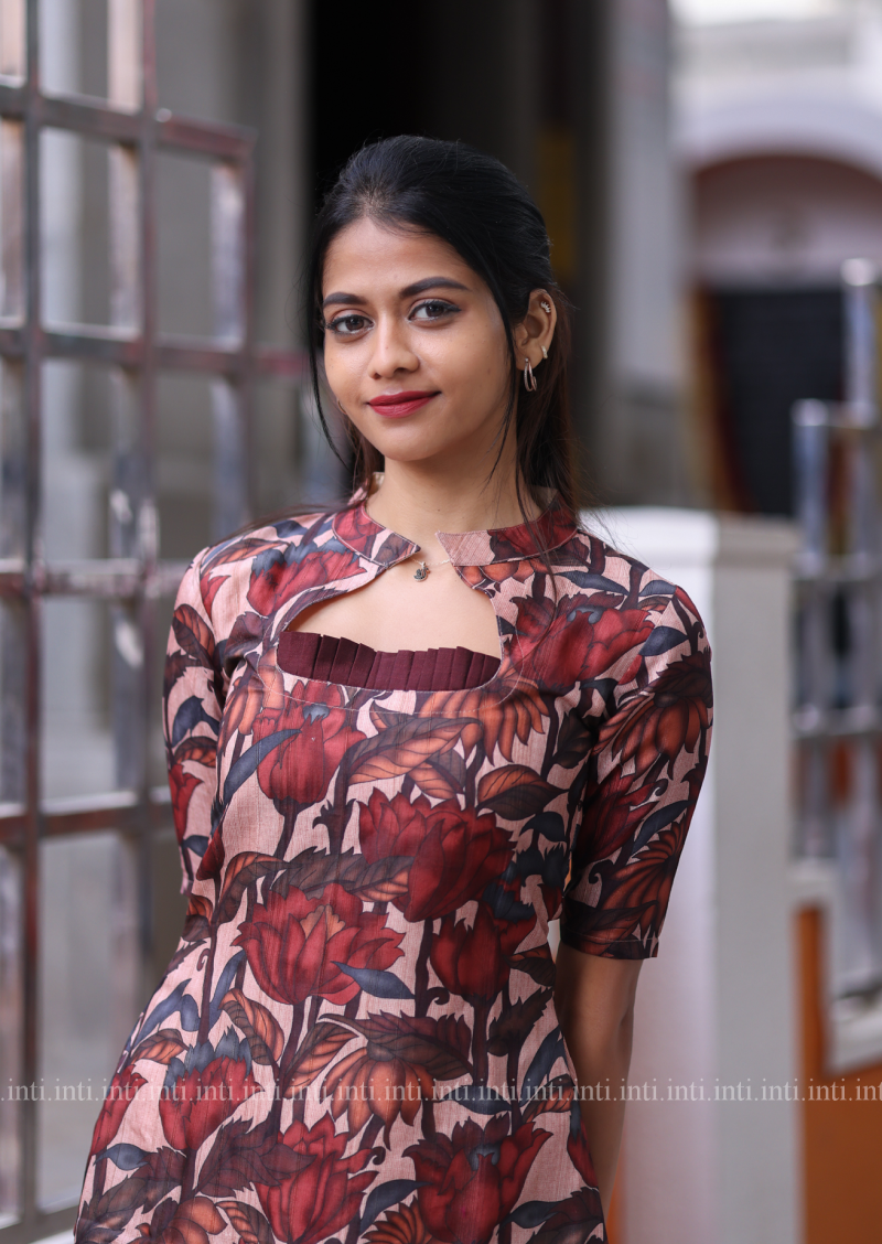 Majestic Maroon Kurti