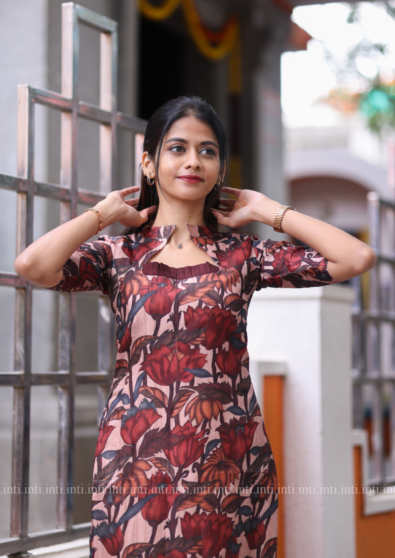 Majestic Maroon Kurti