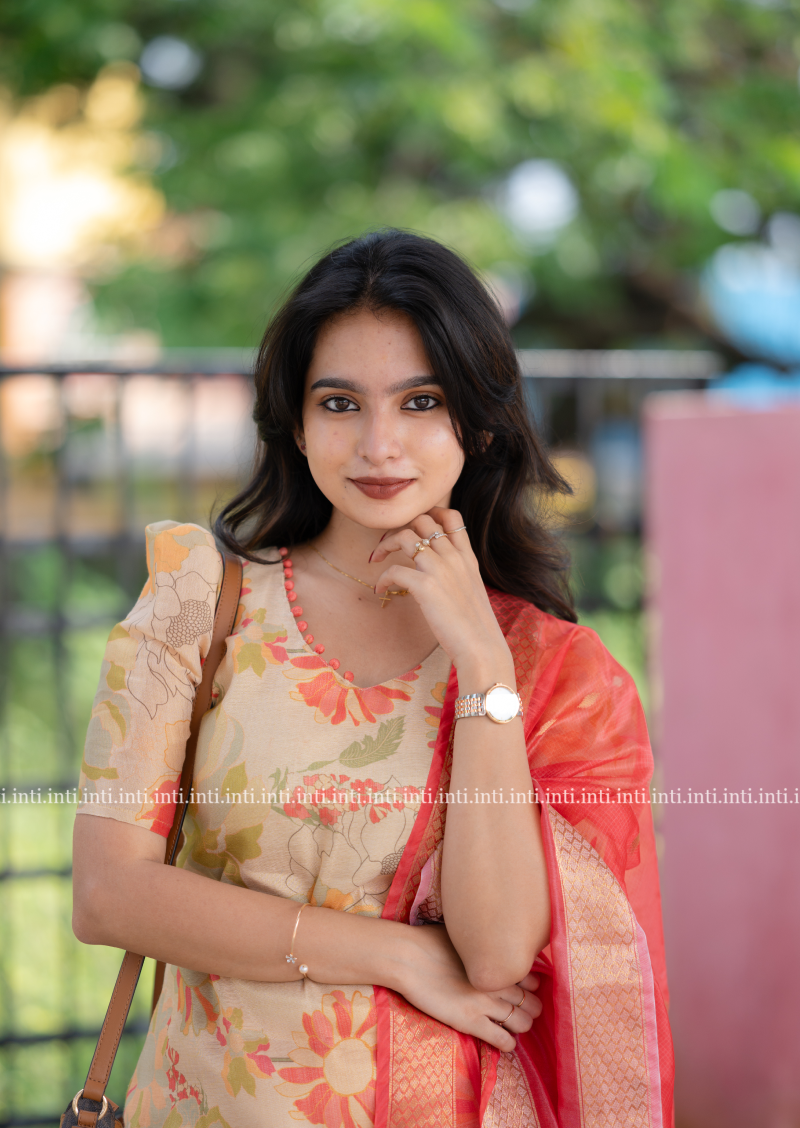Rosy Glow Top and Dupatta Set