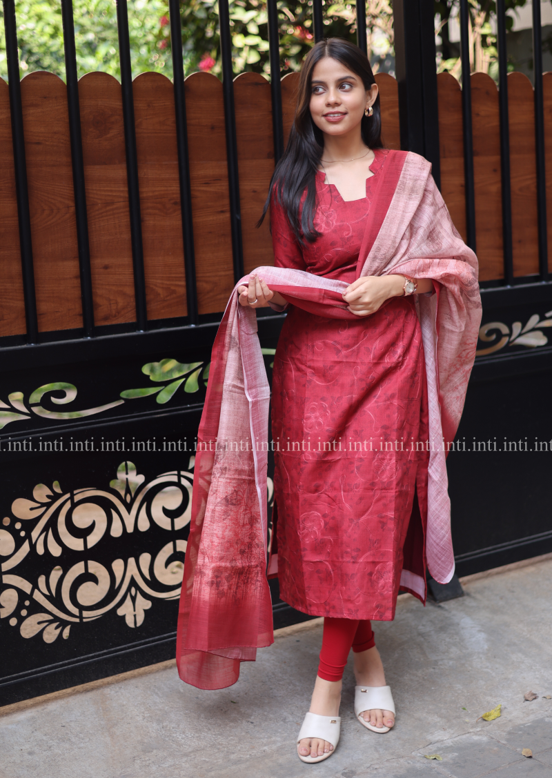 Brickberry Bliss Top and Dupatta Set