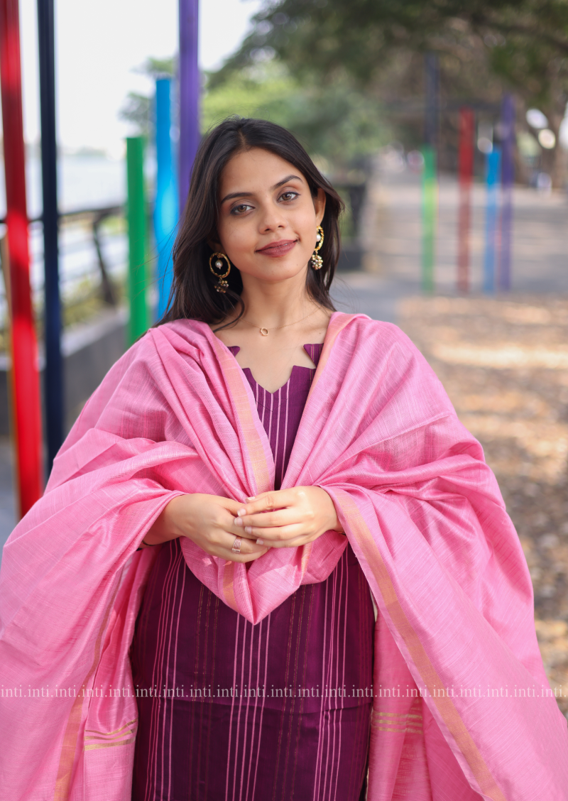 Blush Stripe Salwar Suit