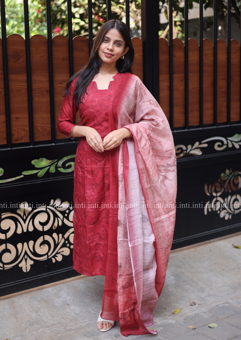 Brickberry Bliss Top and Dupatta Set