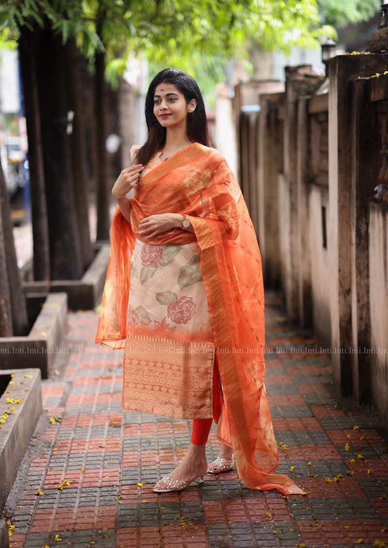 Mari Glow Top & Dupatta Set