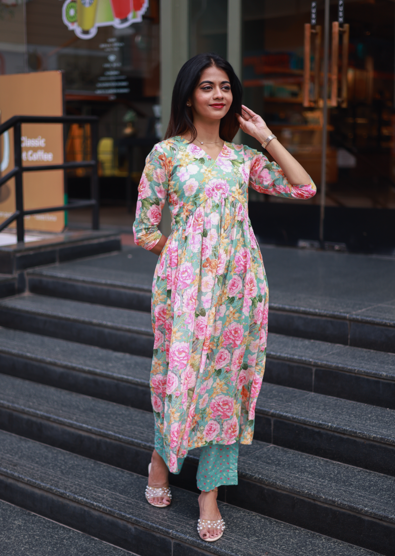 Mermaid Reef Aline Top & Pant Set
