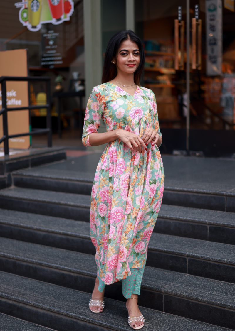 Mermaid Reef Aline Top & Pant Set