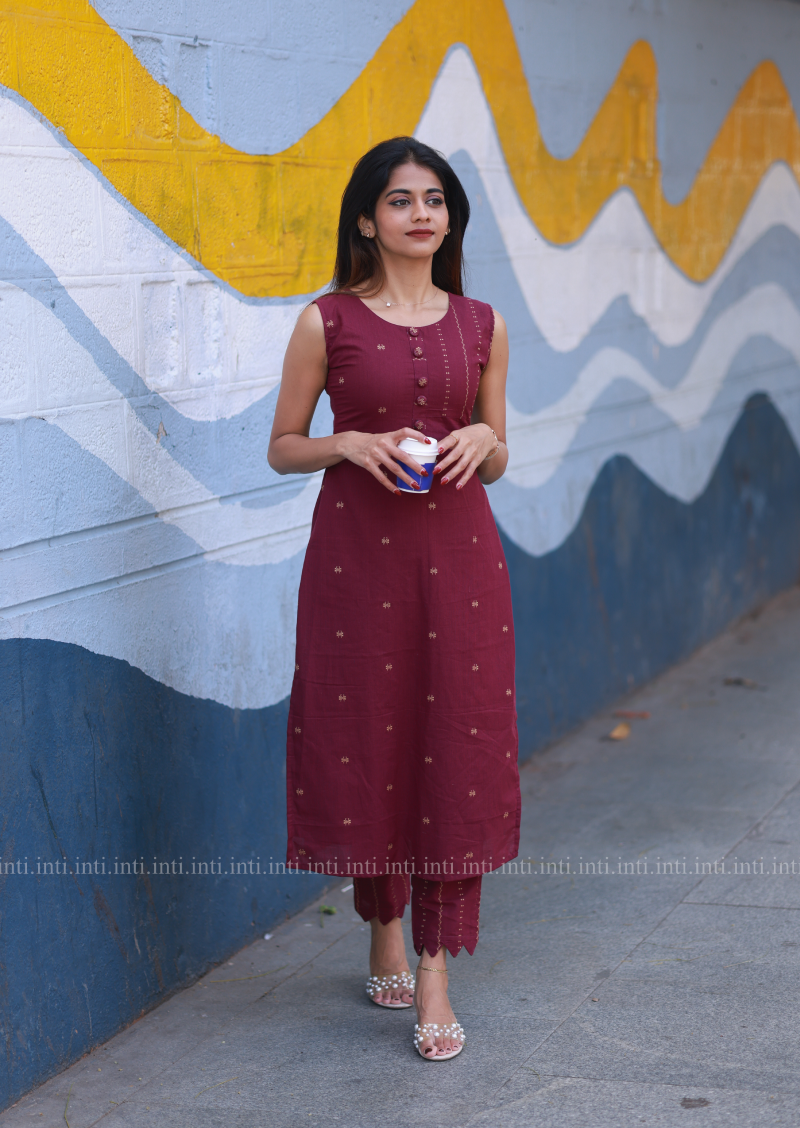 Velvet Grape Top and Pant Set