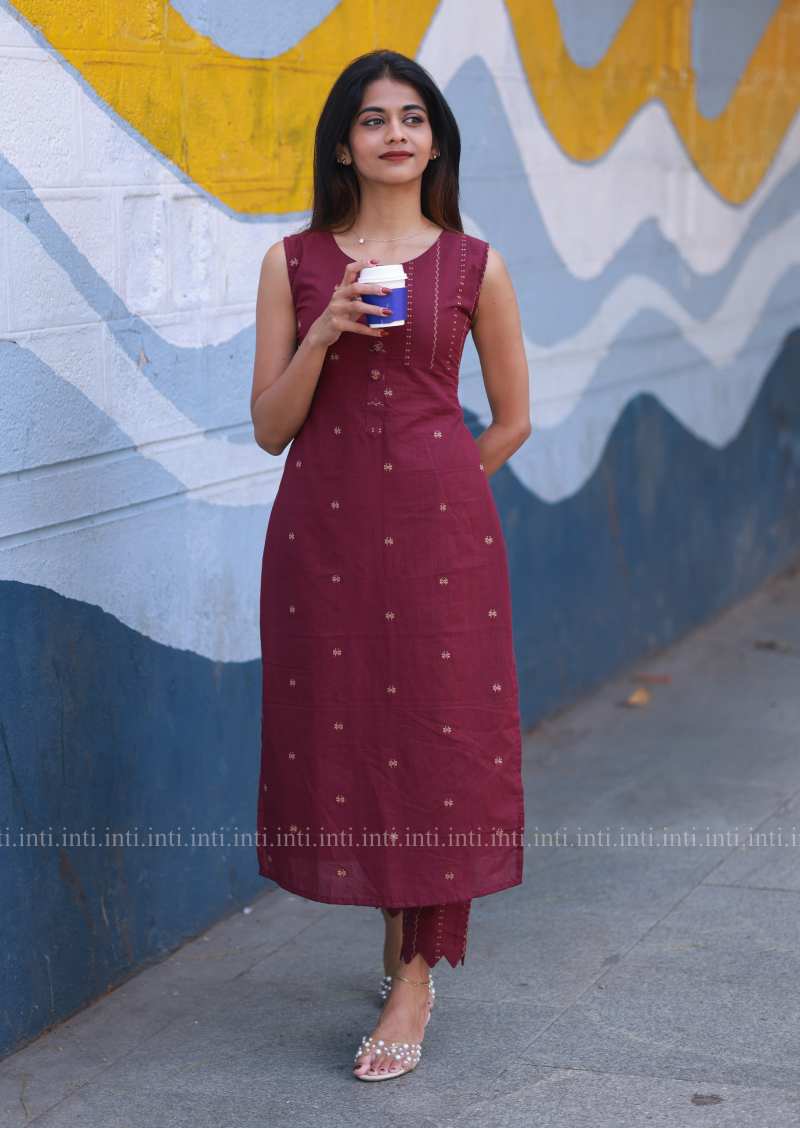 Velvet Grape Top and Pant Set