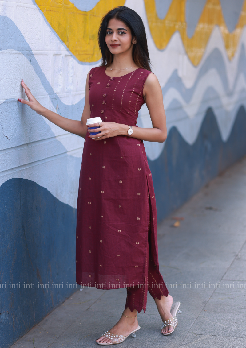 Velvet Grape Top and Pant Set
