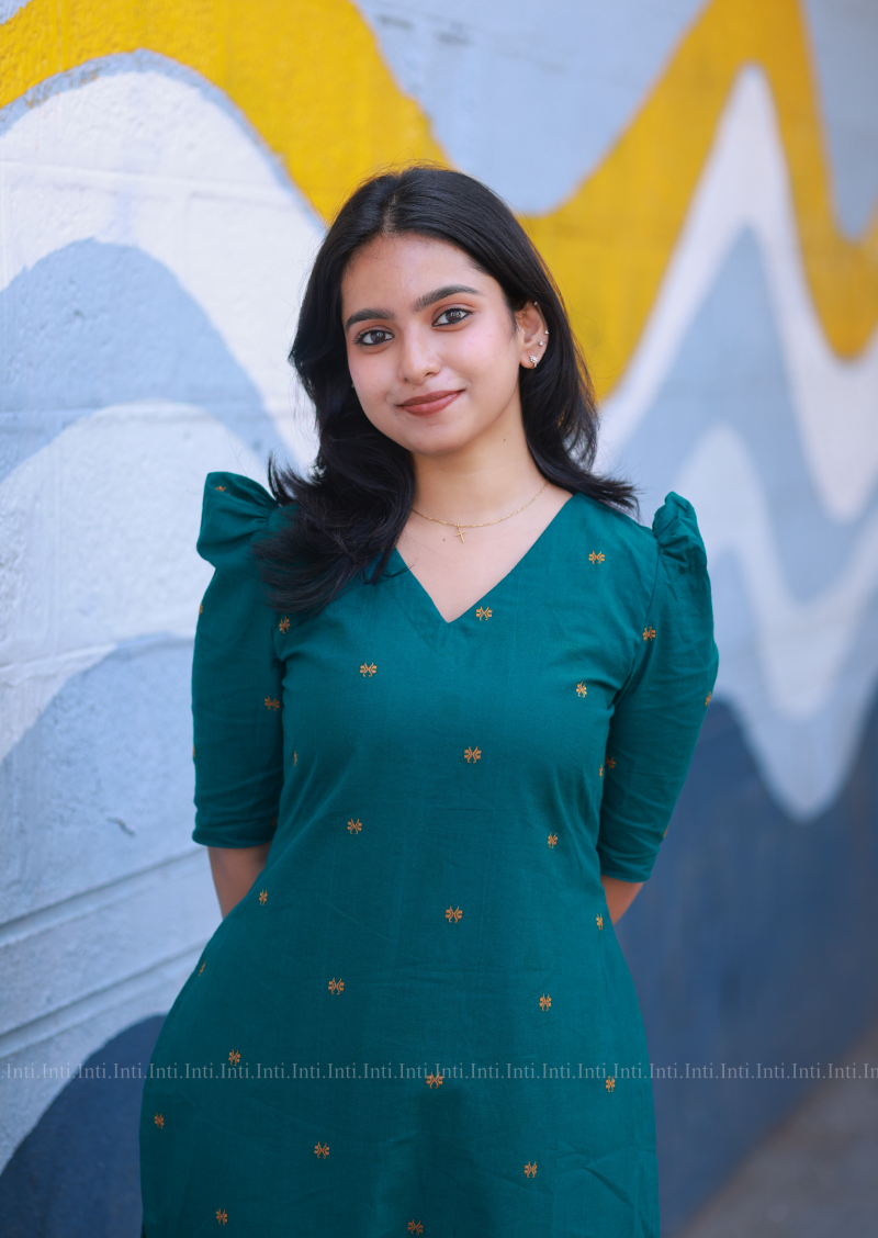 Deep Teal Whimsy Top and Pant Set