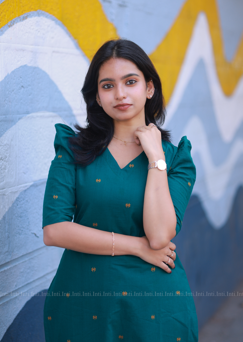 Deep Teal Whimsy Top and Pant Set