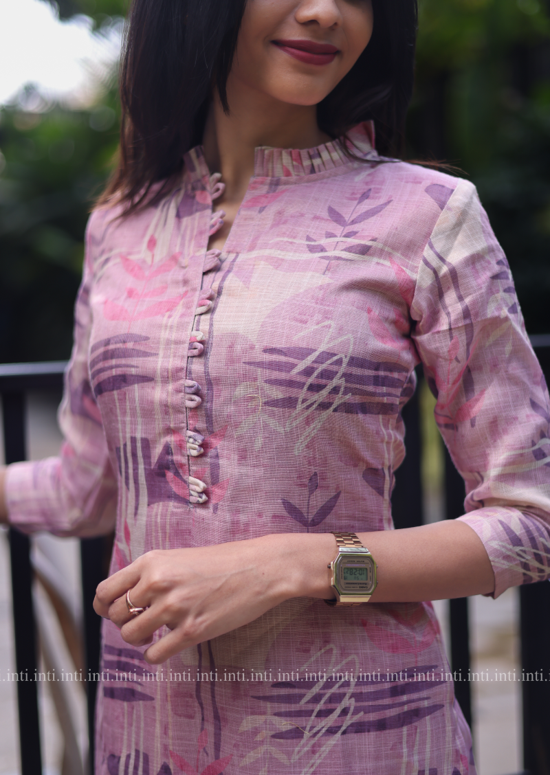 Purple Ferns Kurti