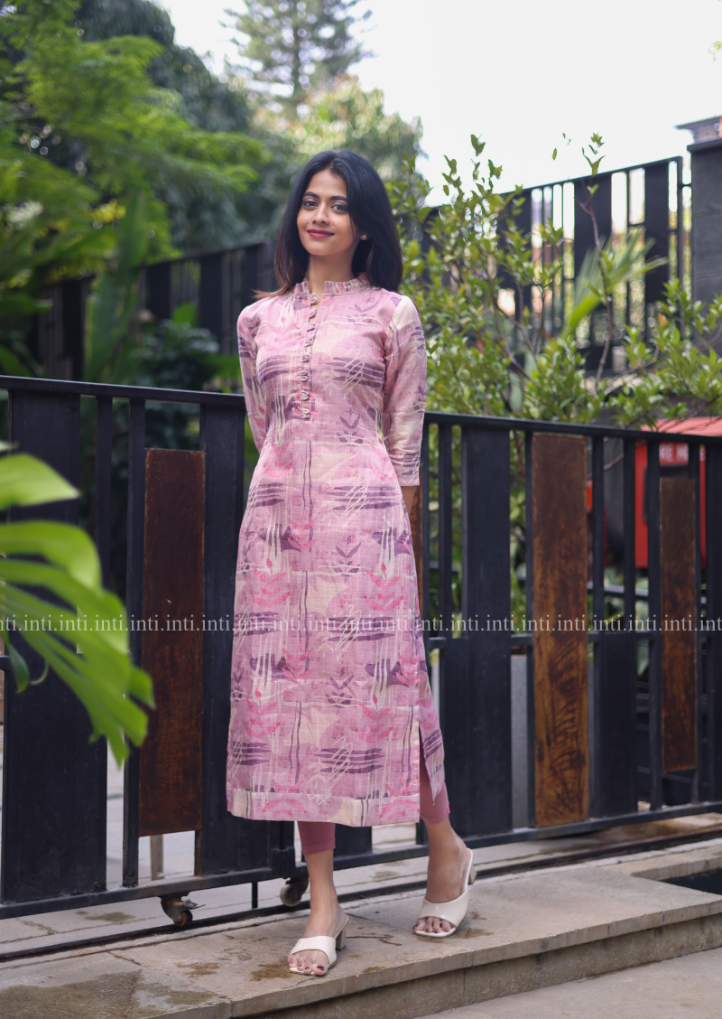 Purple Ferns Kurti