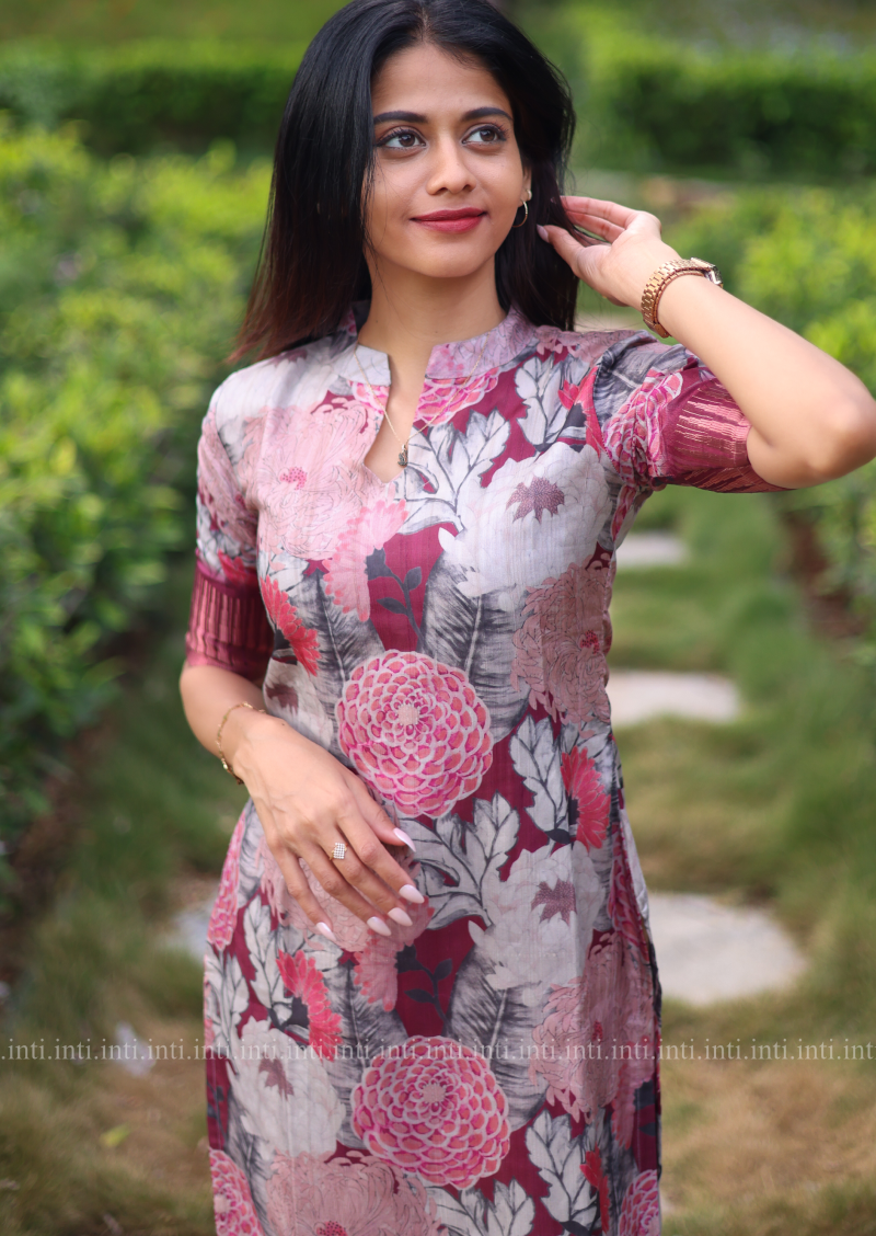 Wild Fuchsia Kurti