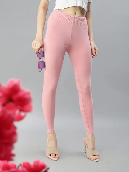 Prisma Ankle Legging - Dusty Pink