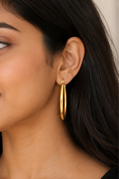 Aurora Oval Earrings