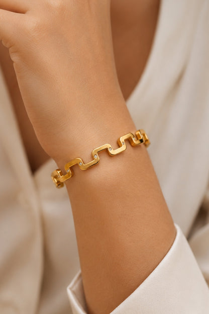 Modern Maze Bracelet