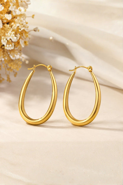 Aurora Oval Earrings