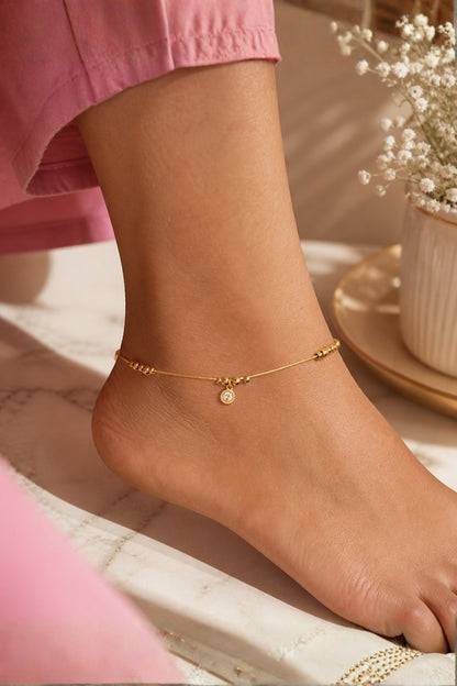 Nova Bead Charm Anklet