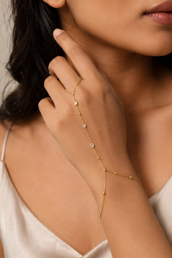 Serene Opal HandChain
