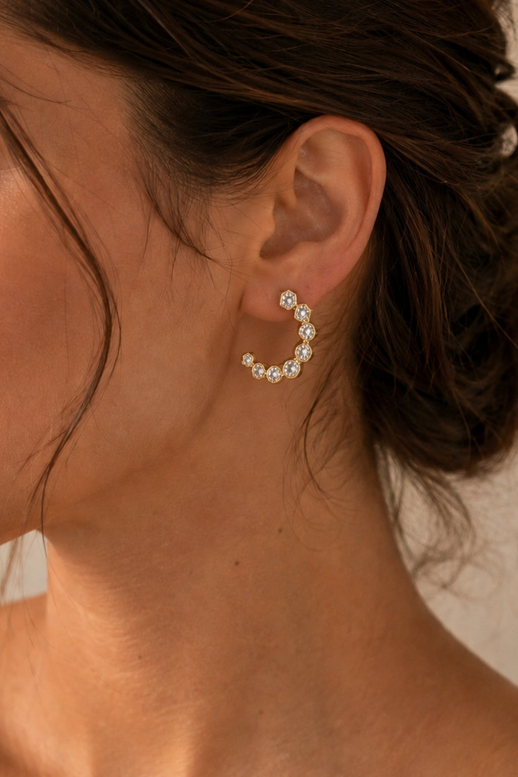 Crescent Arc Earrings