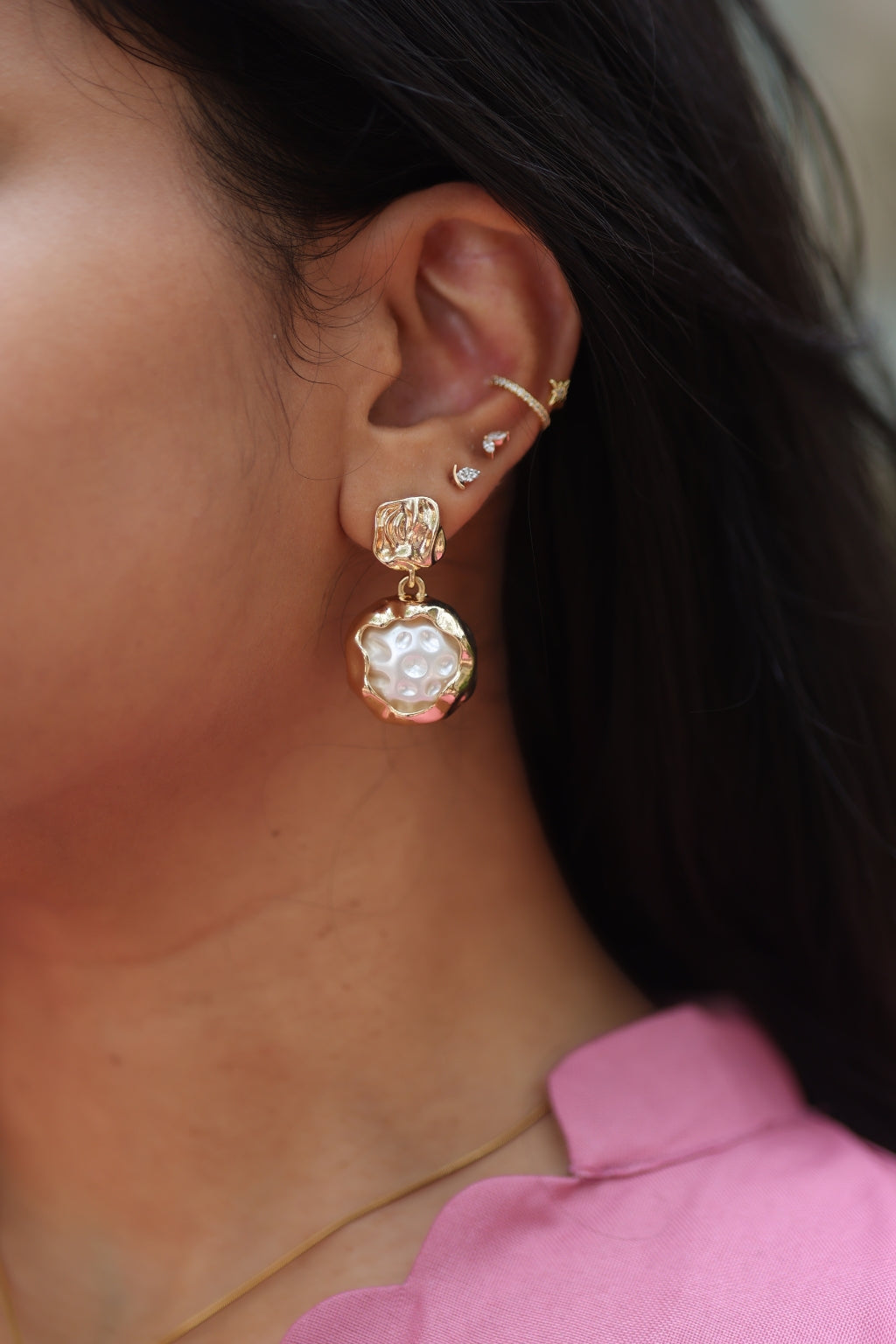 Statement Disc Earrings