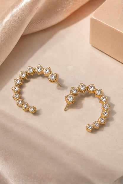 Crescent Arc Earrings